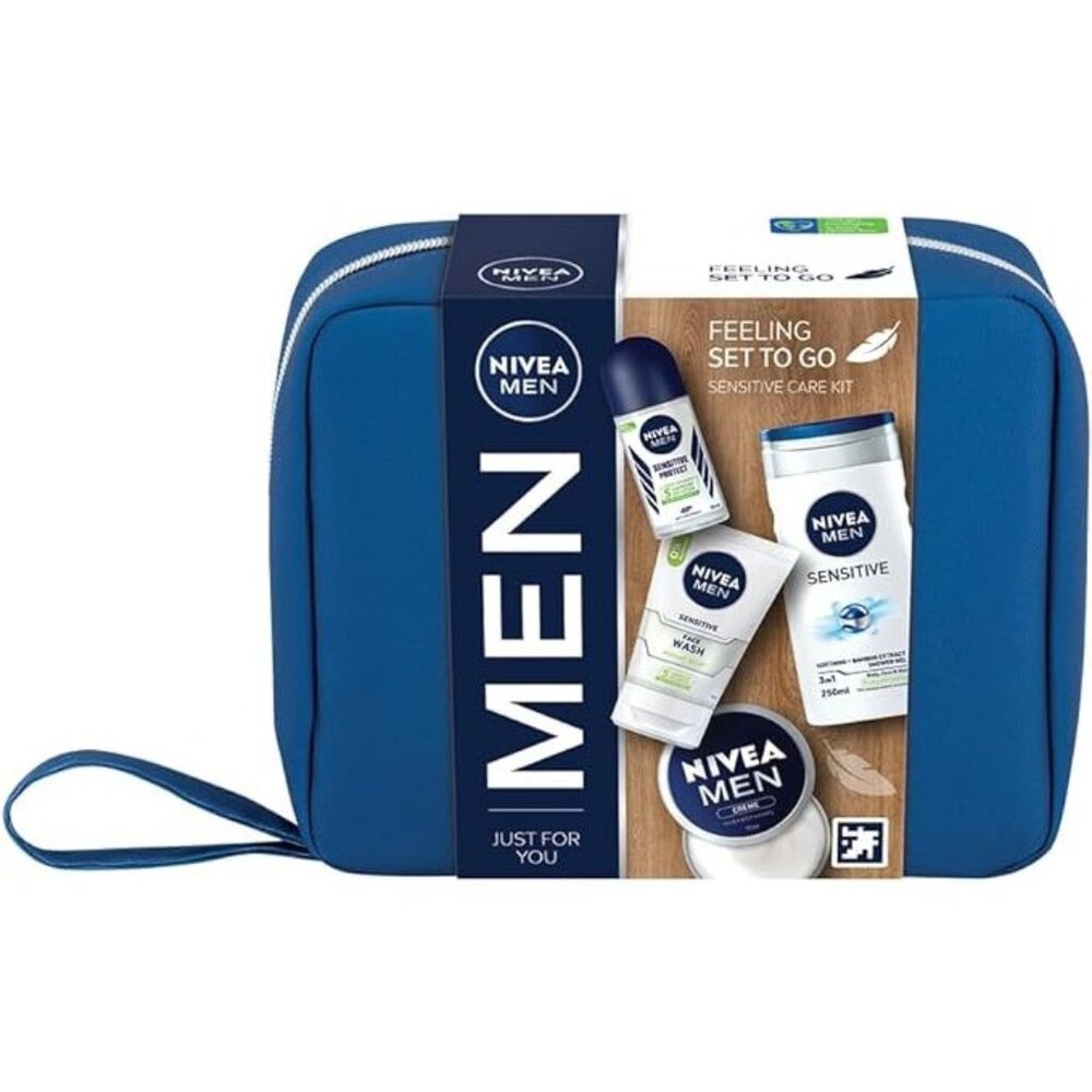 4pc Nivea Men's Sensitive Skin Care Gift Set